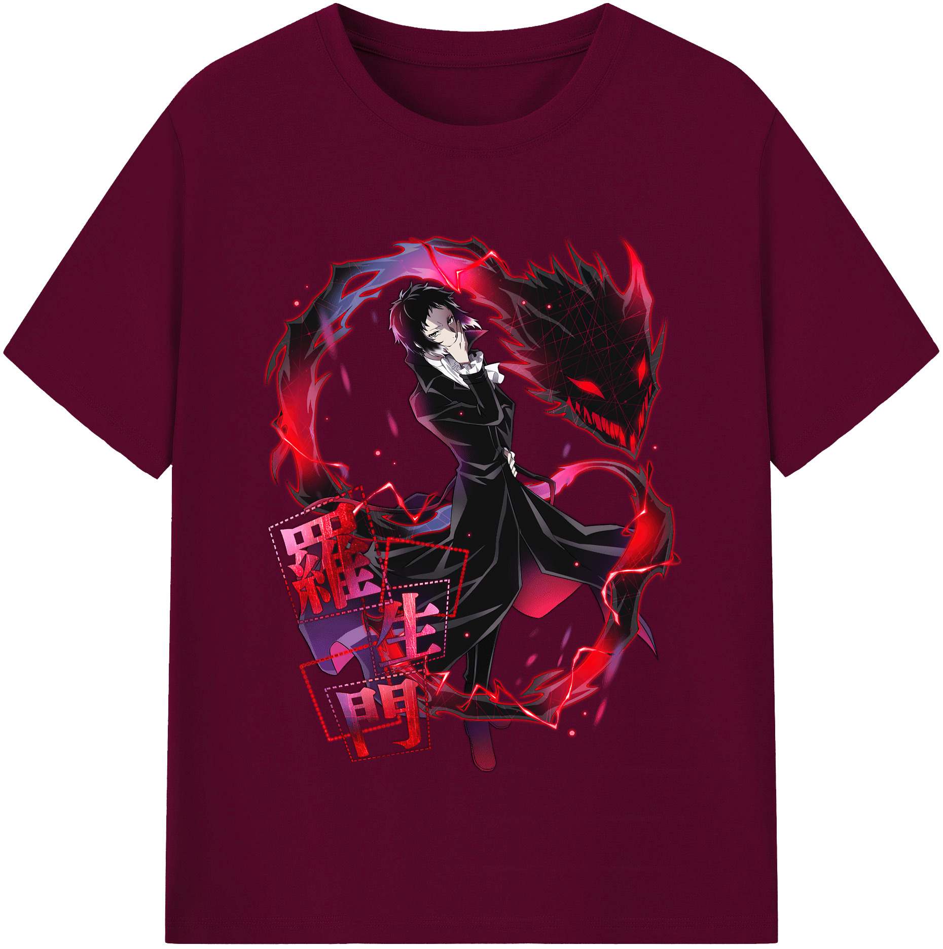 （画像用） 文豪ストレイドッグス Bungo Stray Dogs レディースカジュアルプリントTシャツ（綿100％）
